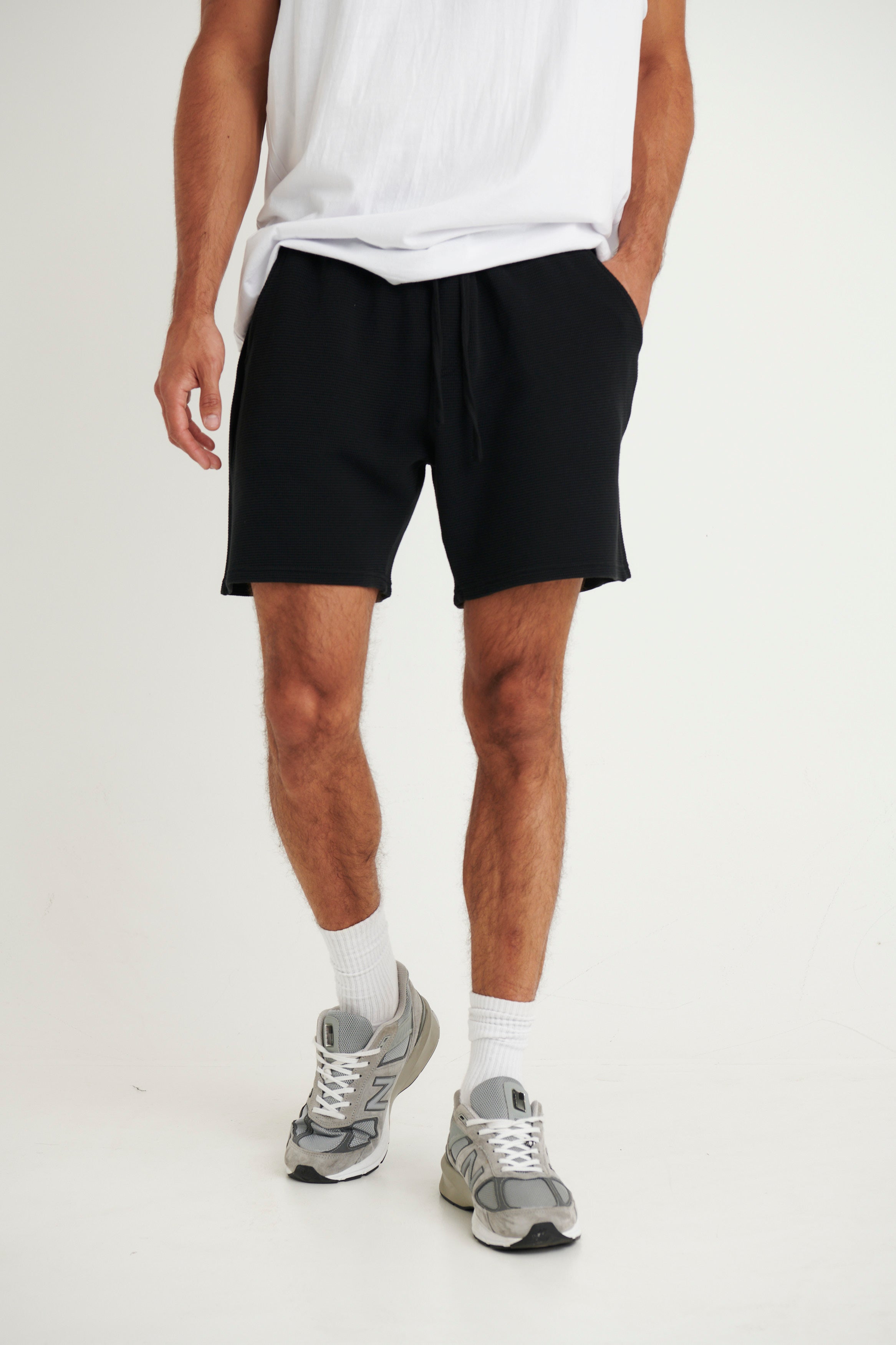 NTH Waffle Short Black