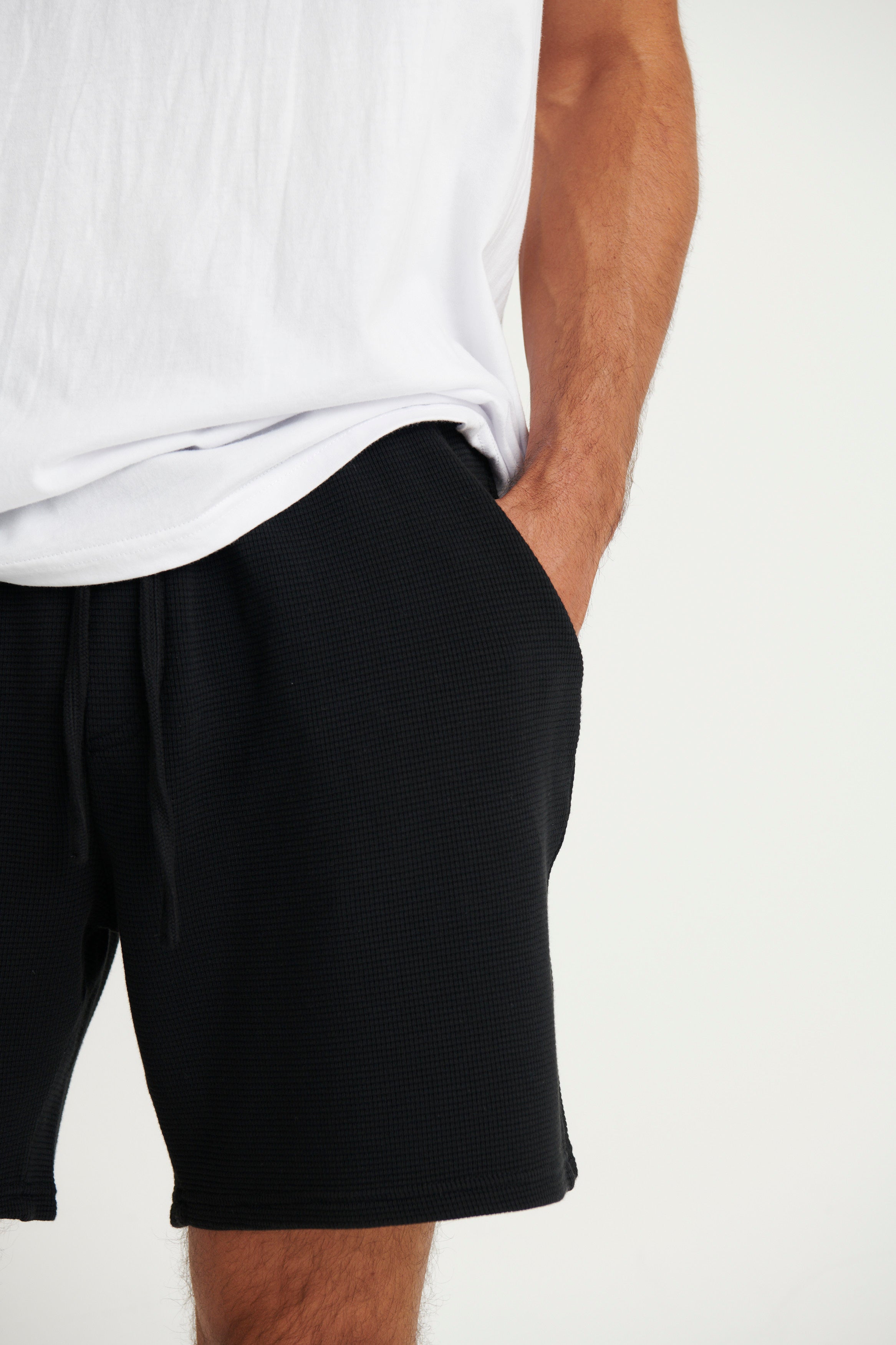 NTH Waffle Short Black
