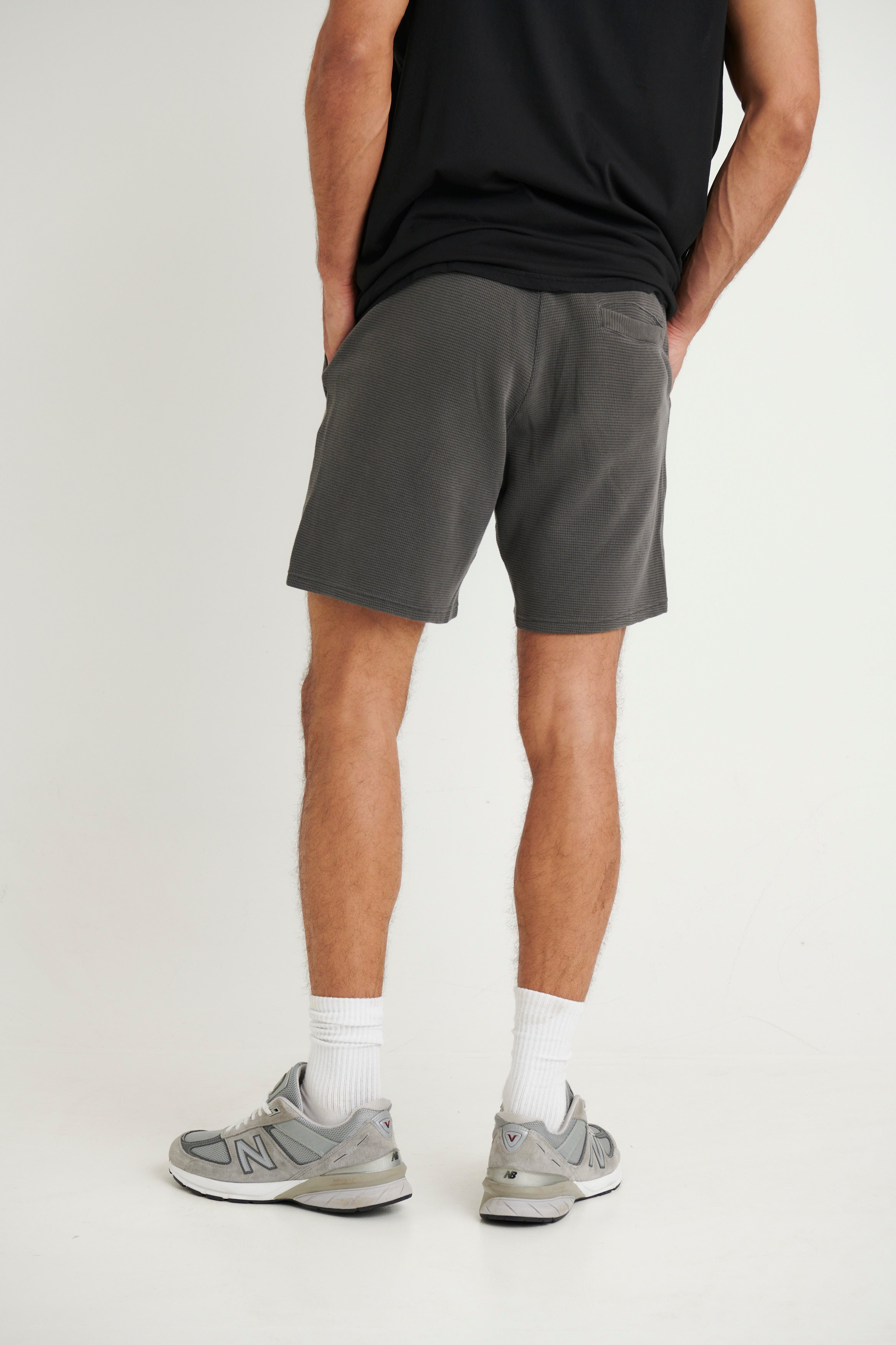 NTH Waffle Short Charcoal
