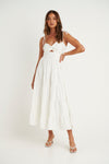 Tallulah Midi Dress White
