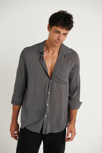 NTH Rayon Long Sleeve Shirt Slate