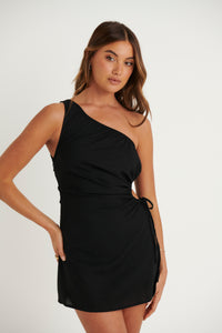 Malibu Mini Dress Black - FINAL SALE