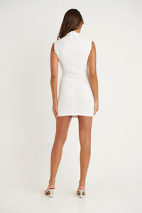 Rosie Mini Dress White - FINAL SALE