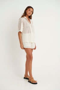 Miranda Crochet Set White