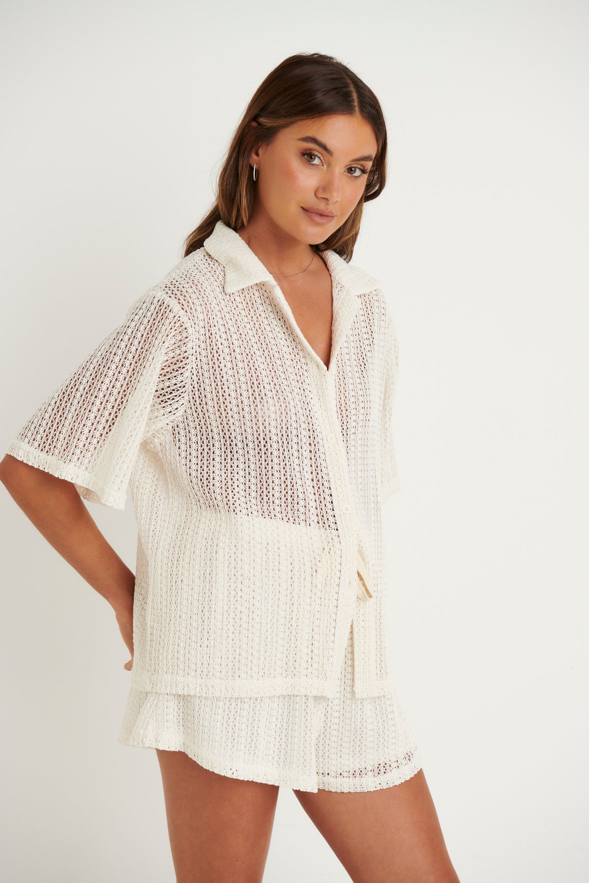 Miranda Crochet Set White - FINAL SALE