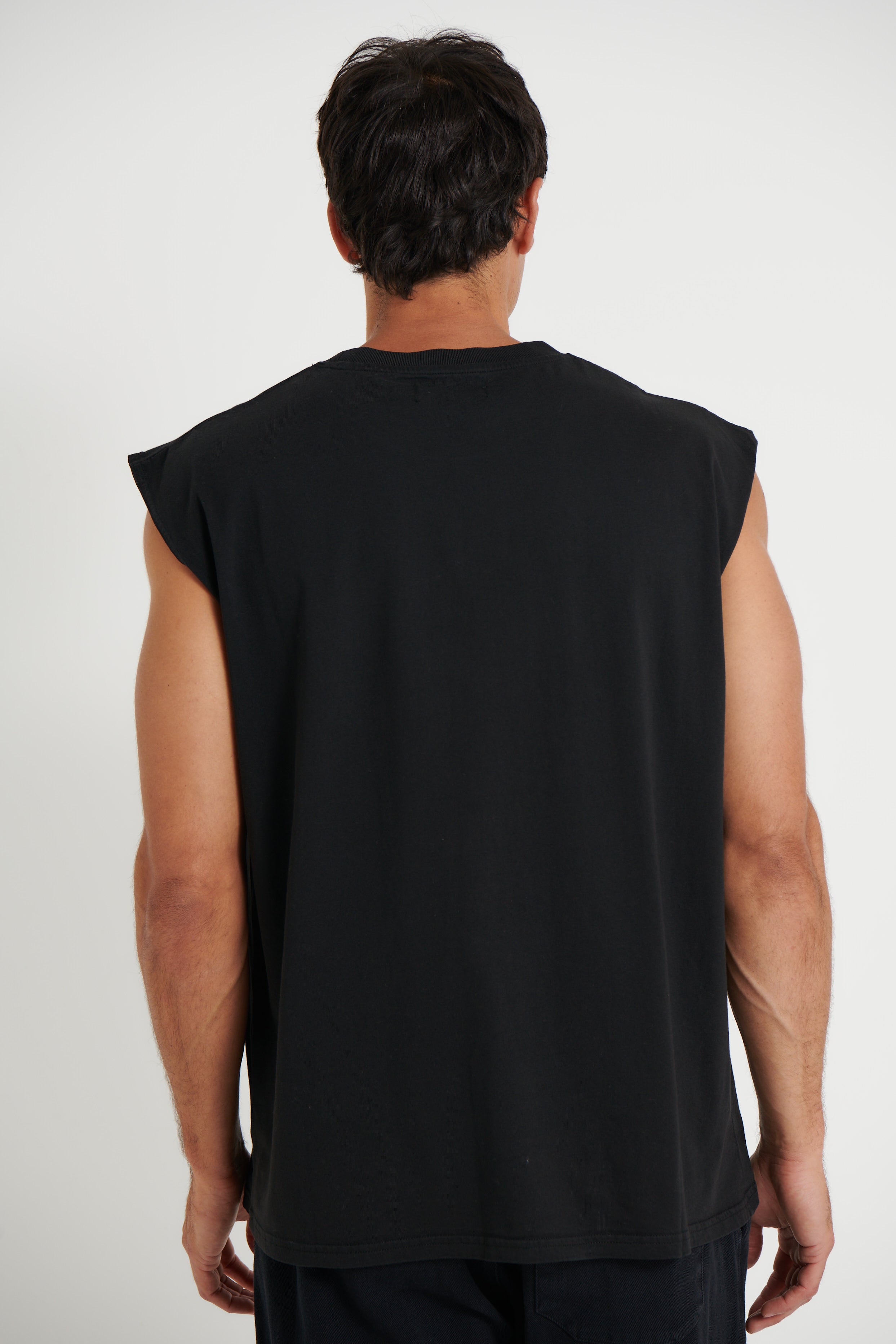 Luke Heavyweight Tank Washed Black
