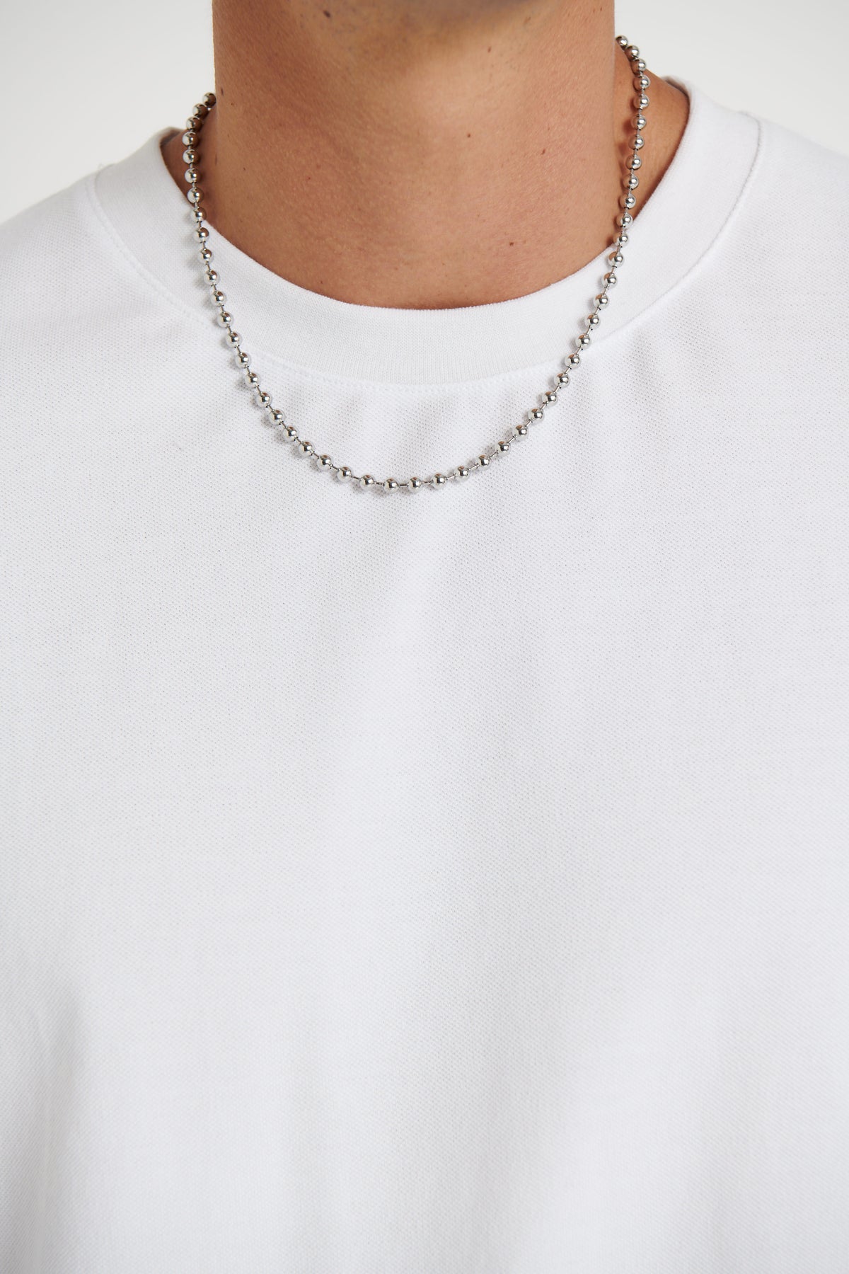 NTH 5mm Ball Chain Necklace Silver