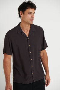 Jake Rayon Shirt Black - FINAL SALE