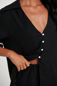 Clara Shirt Black/White - FINAL SALE