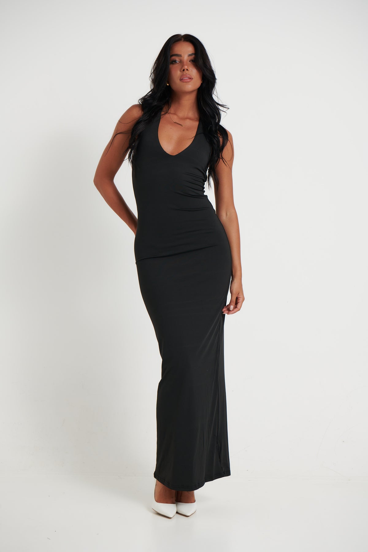 Saskia Maxi Dress Black - FINAL SALE