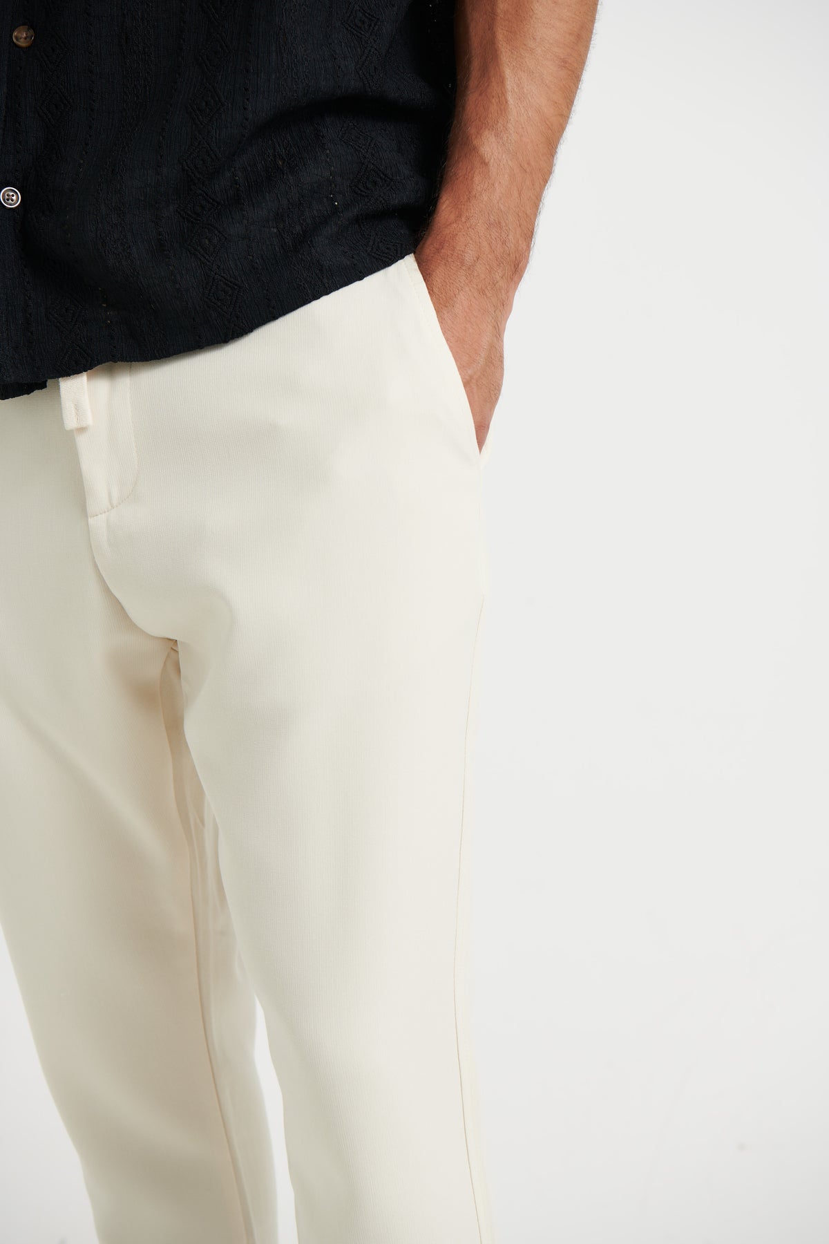 Liam Relaxed Pant Beige - FINAL SALE
