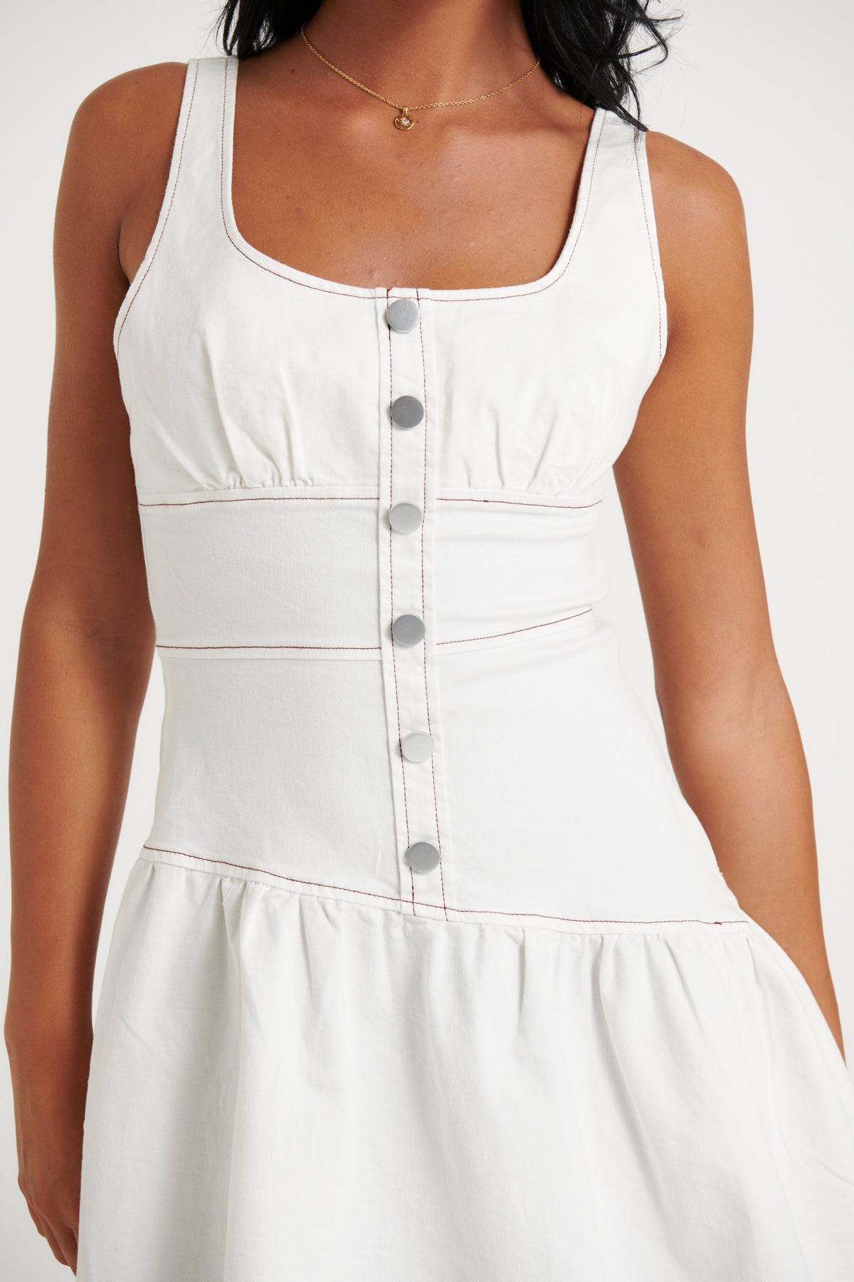 Thanee Mini Dress White - FINAL SALE