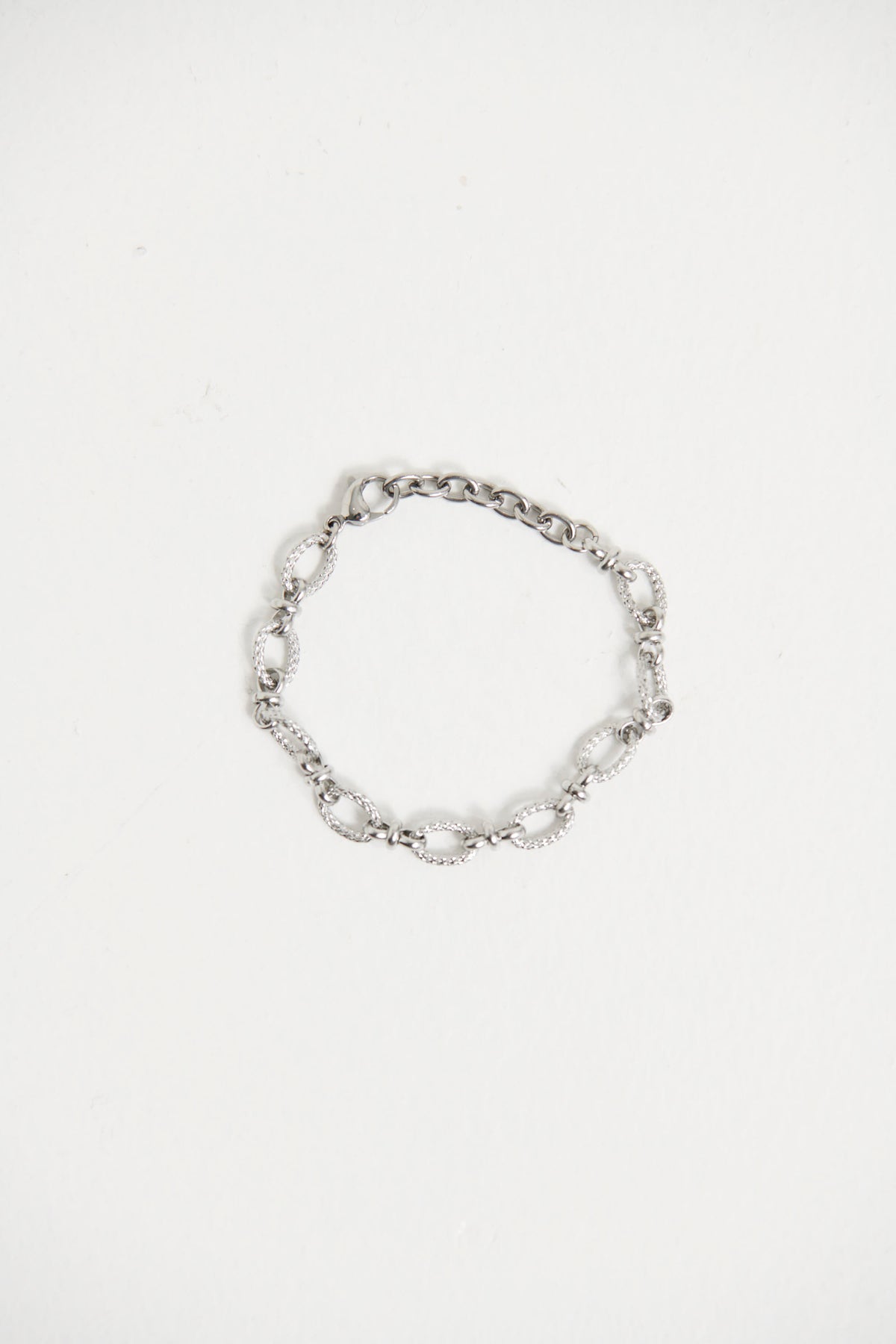 NTH Levi Chain Bracelet Silver