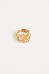 NTH Angel Signet Ring Gold