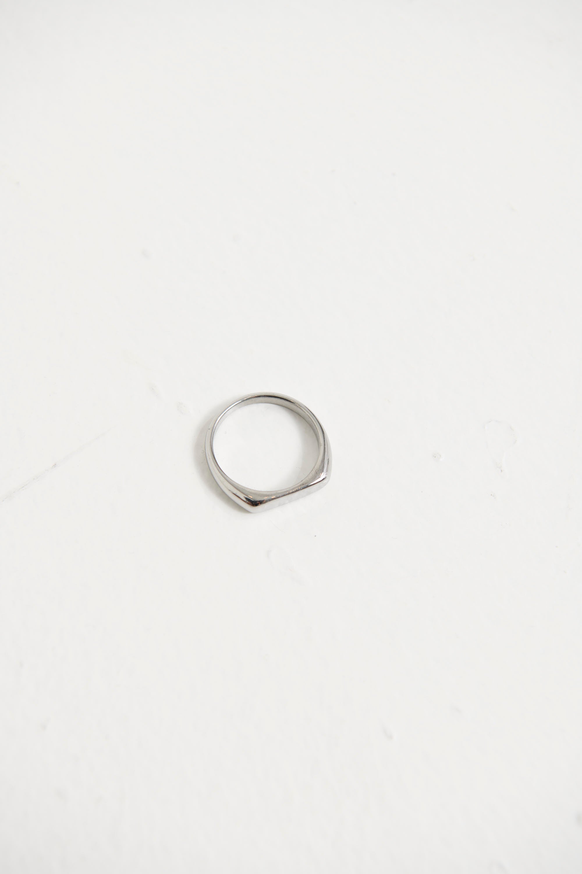 NTH Slim Signet Ring Silver
