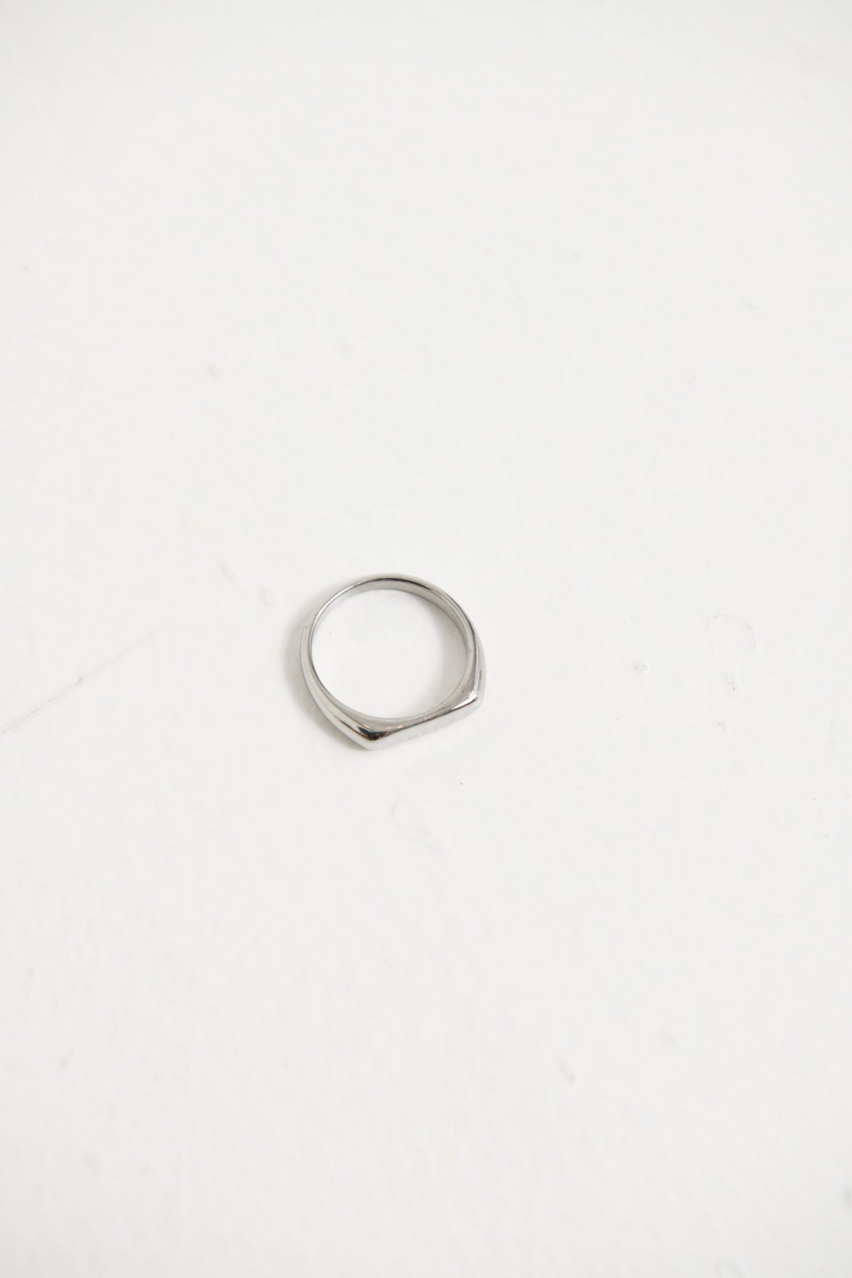 NTH Slim Signet Ring Silver