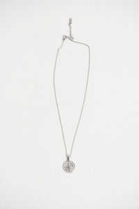 NTH Compass Necklace Silver