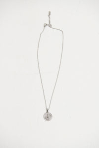 NTH Compass Necklace Silver