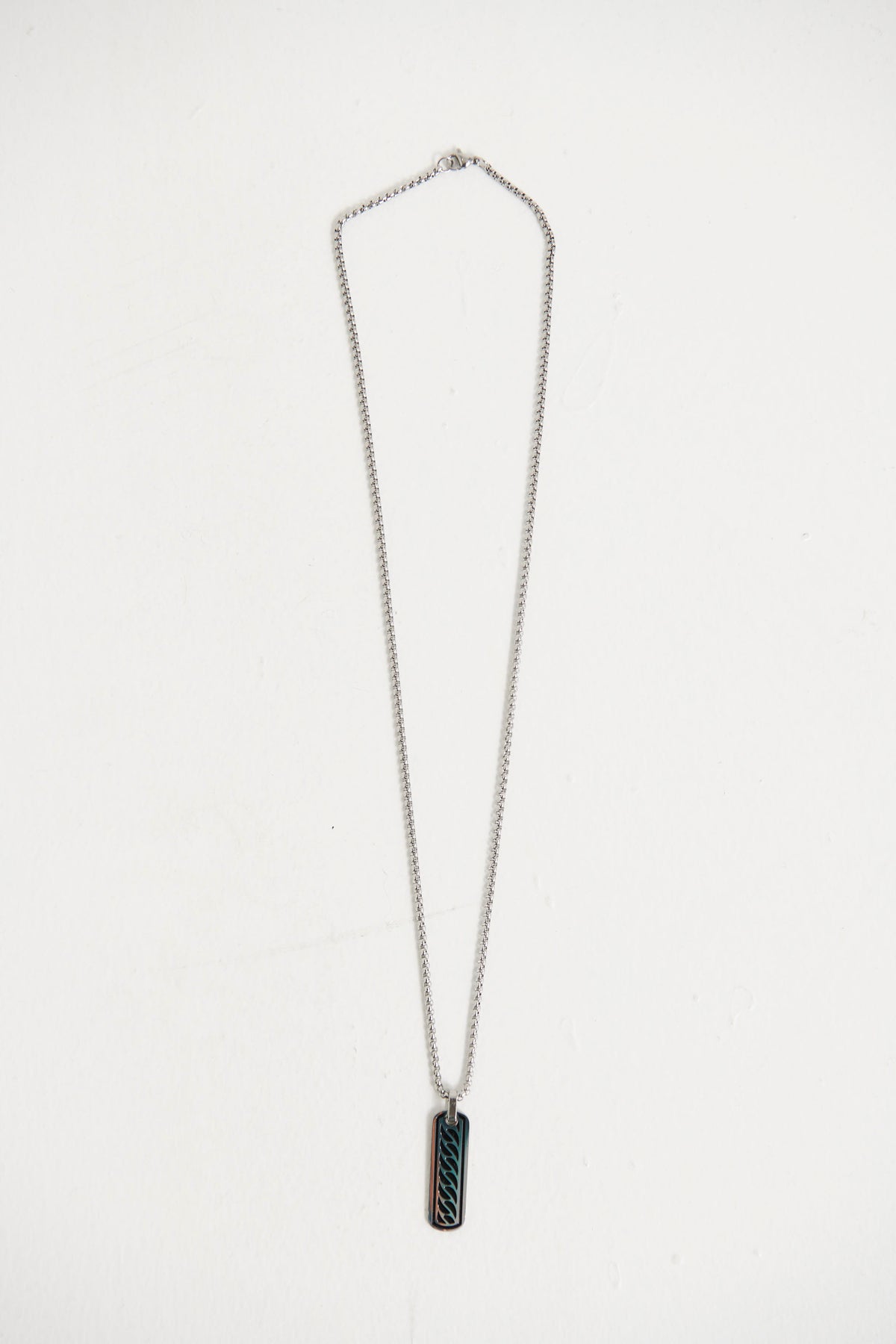 NTH Pendant Necklace Silver