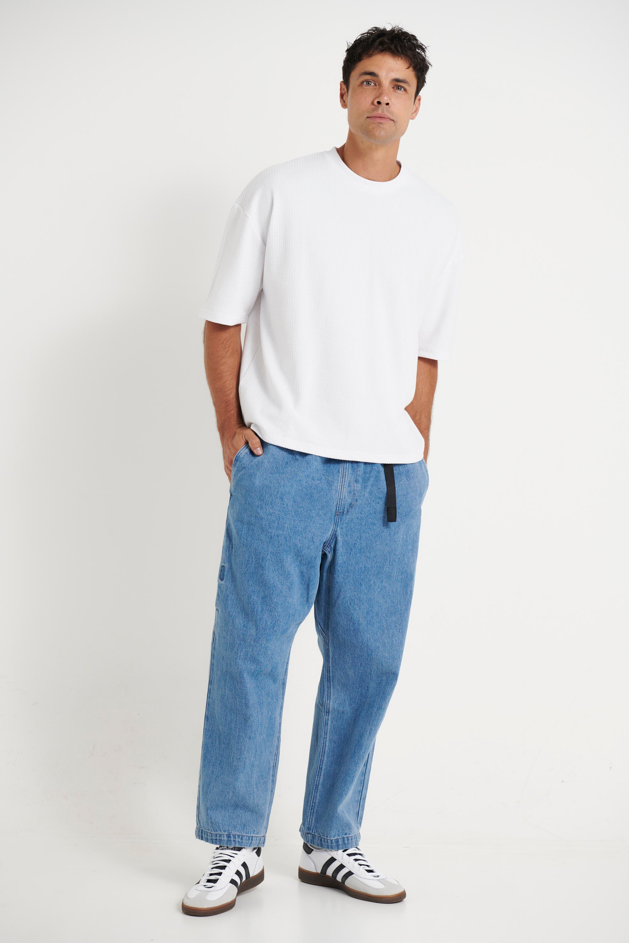NTH Baggy Crop Pant Blue - FINAL SALE