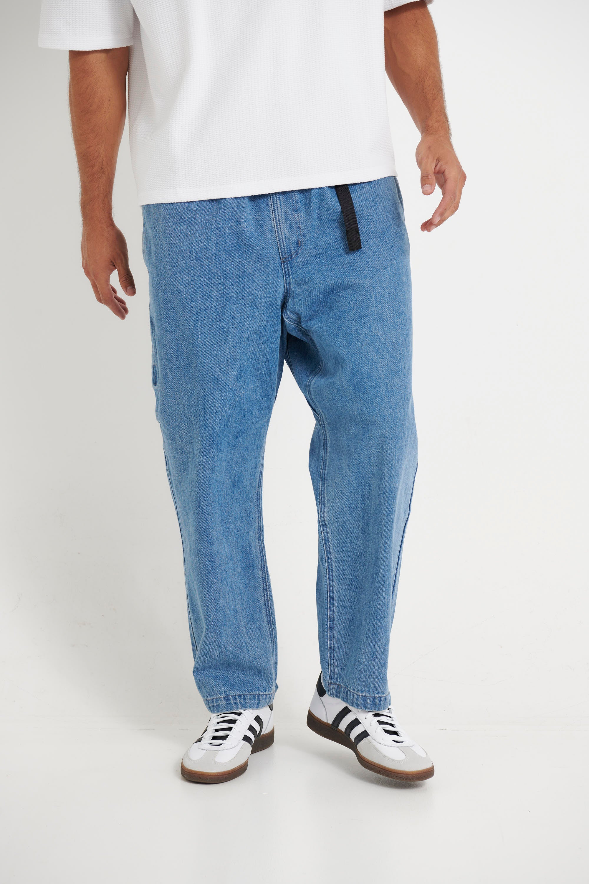 NTH Baggy Crop Pant Blue - FINAL SALE