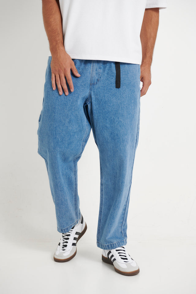 NTH Baggy Crop Pant Blue