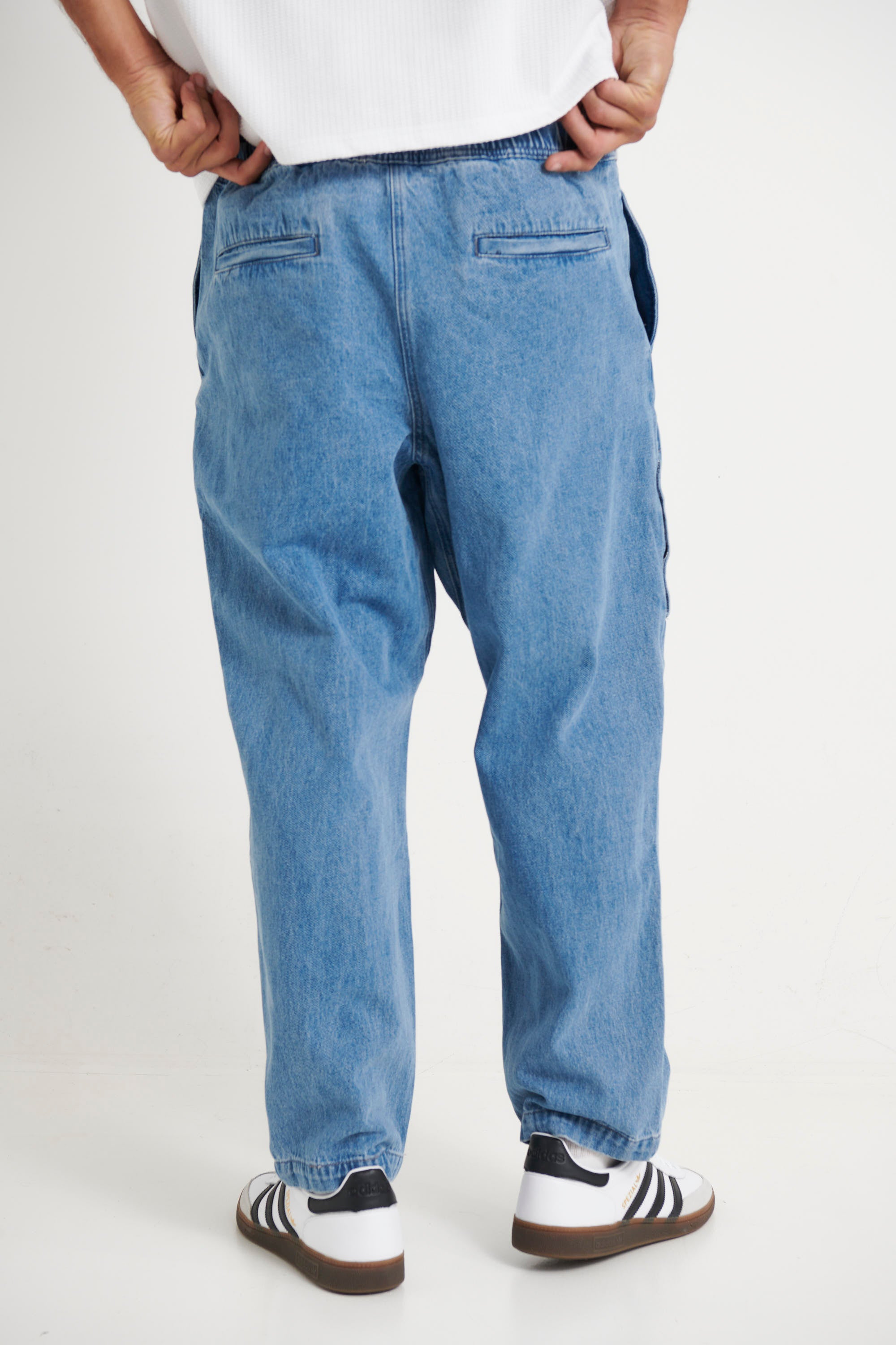 NTH Baggy Crop Pant Blue - FINAL SALE