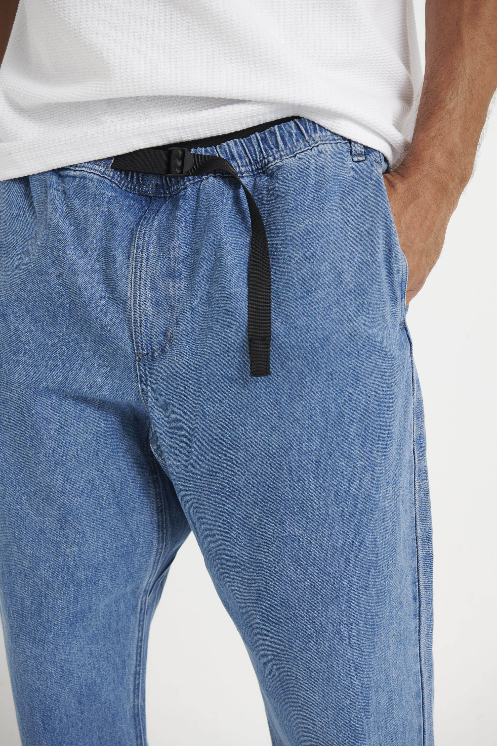 NTH Baggy Crop Pant Blue - FINAL SALE