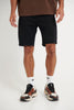 Andre Relaxed Denim Short Black