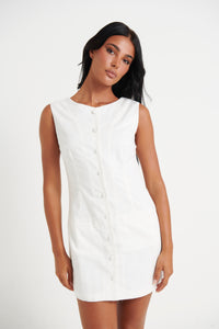 Alia Dress White