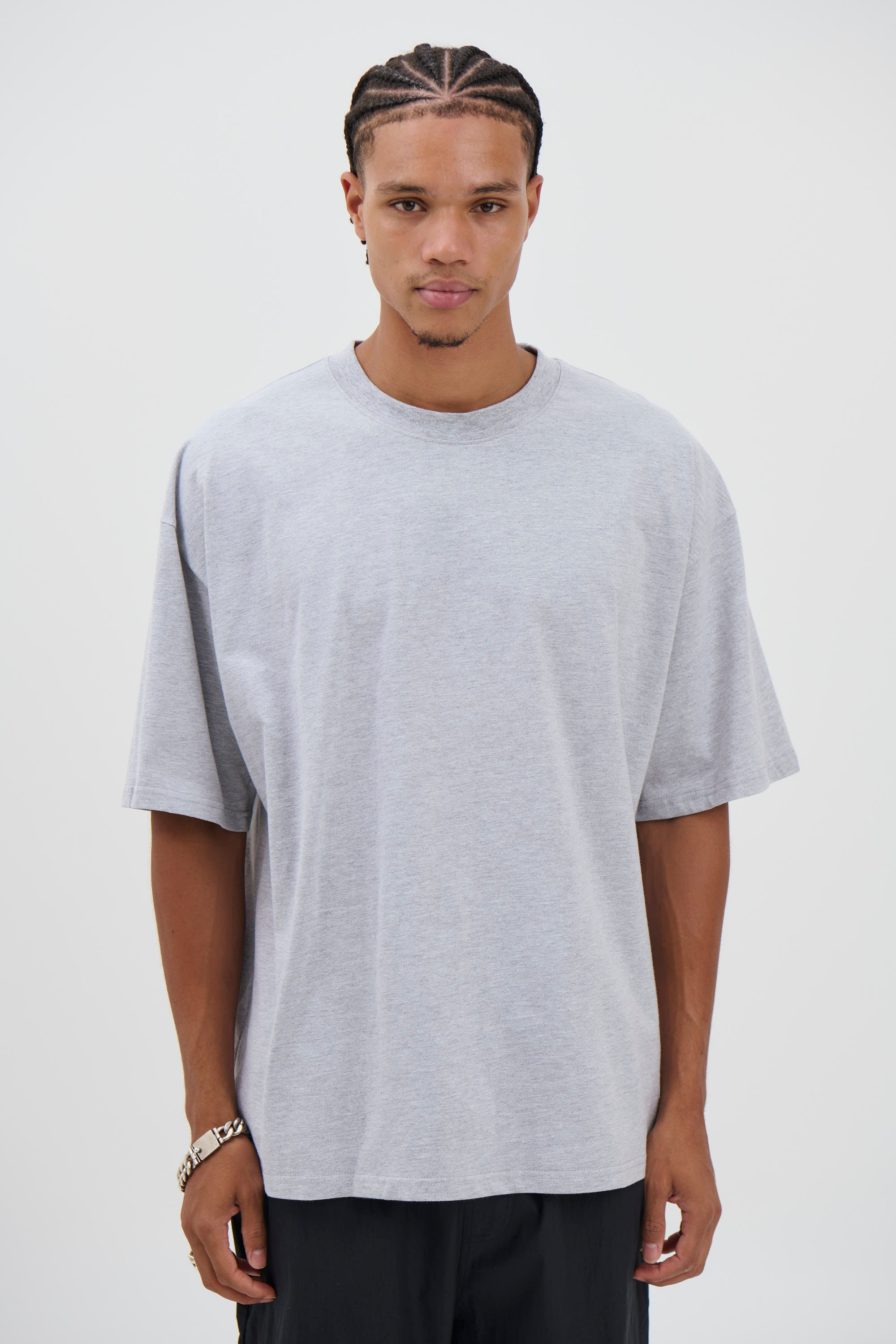 Midweight Signature Tee Grey