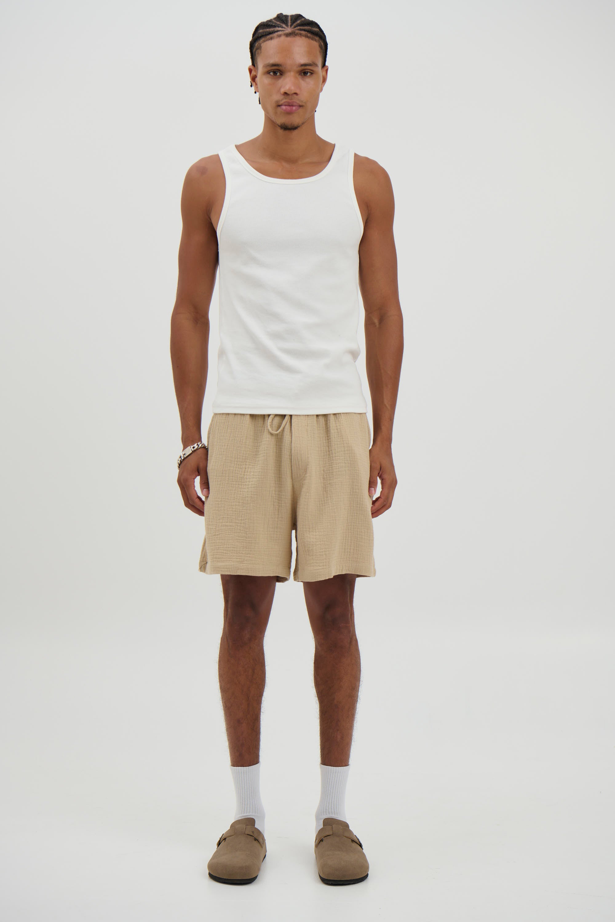 Tyler Texture Short Sand
