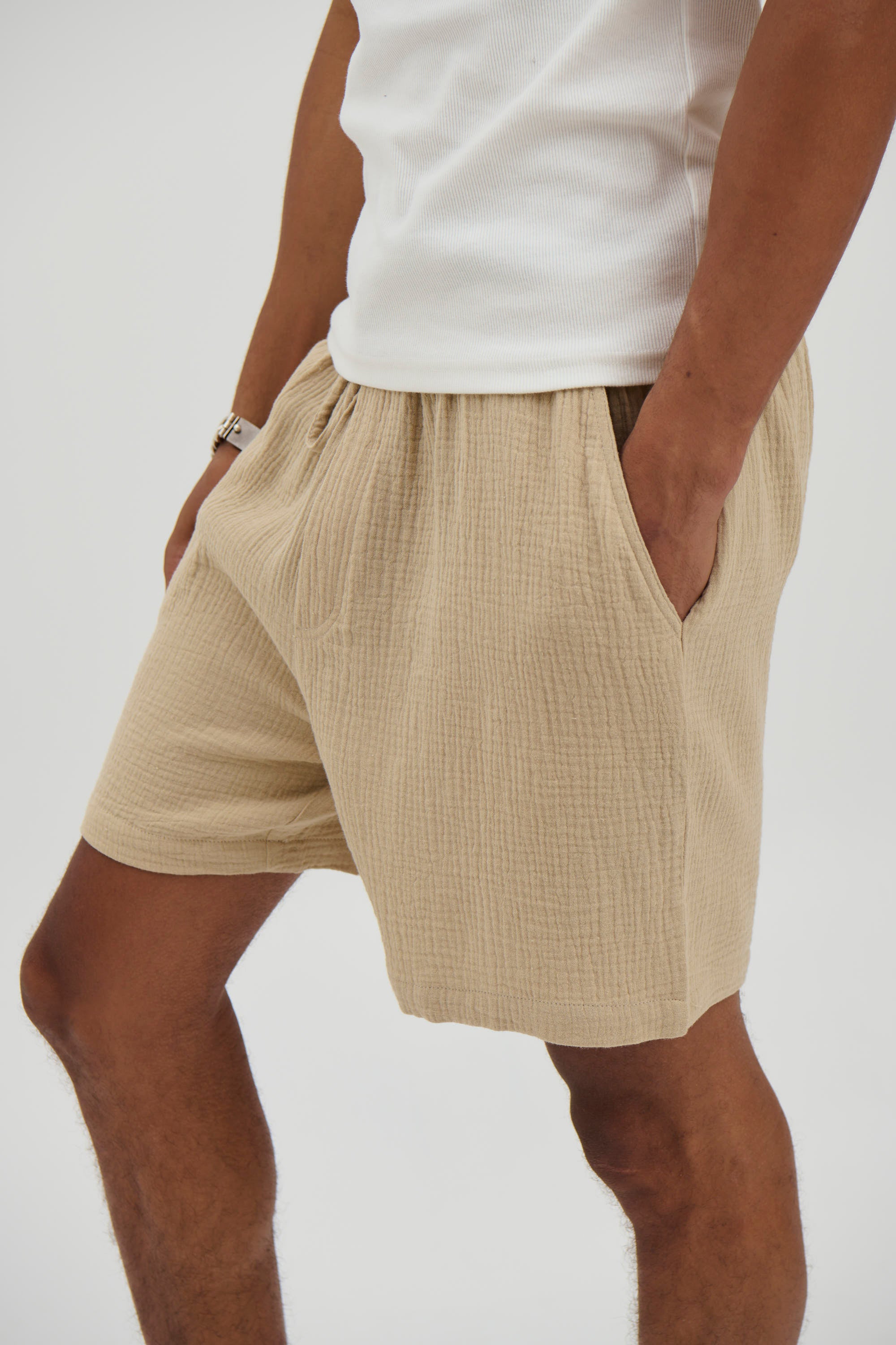 Tyler Texture Short Sand