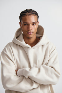 Roman Oversize Basic Hoodie Ivory