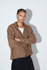 Texture Long Sleeve Shirt Khaki