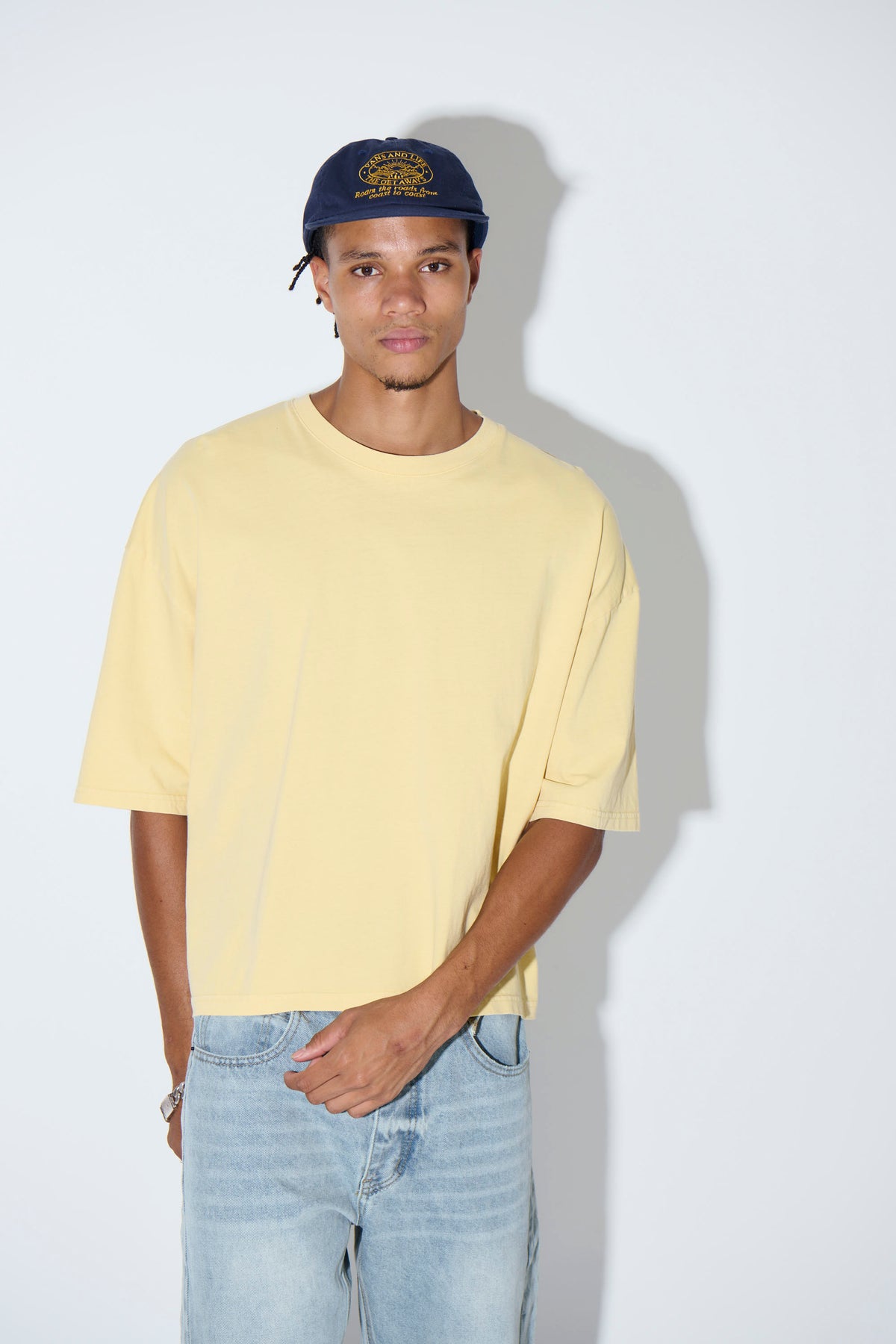 NTH Crop Box Tee Butter