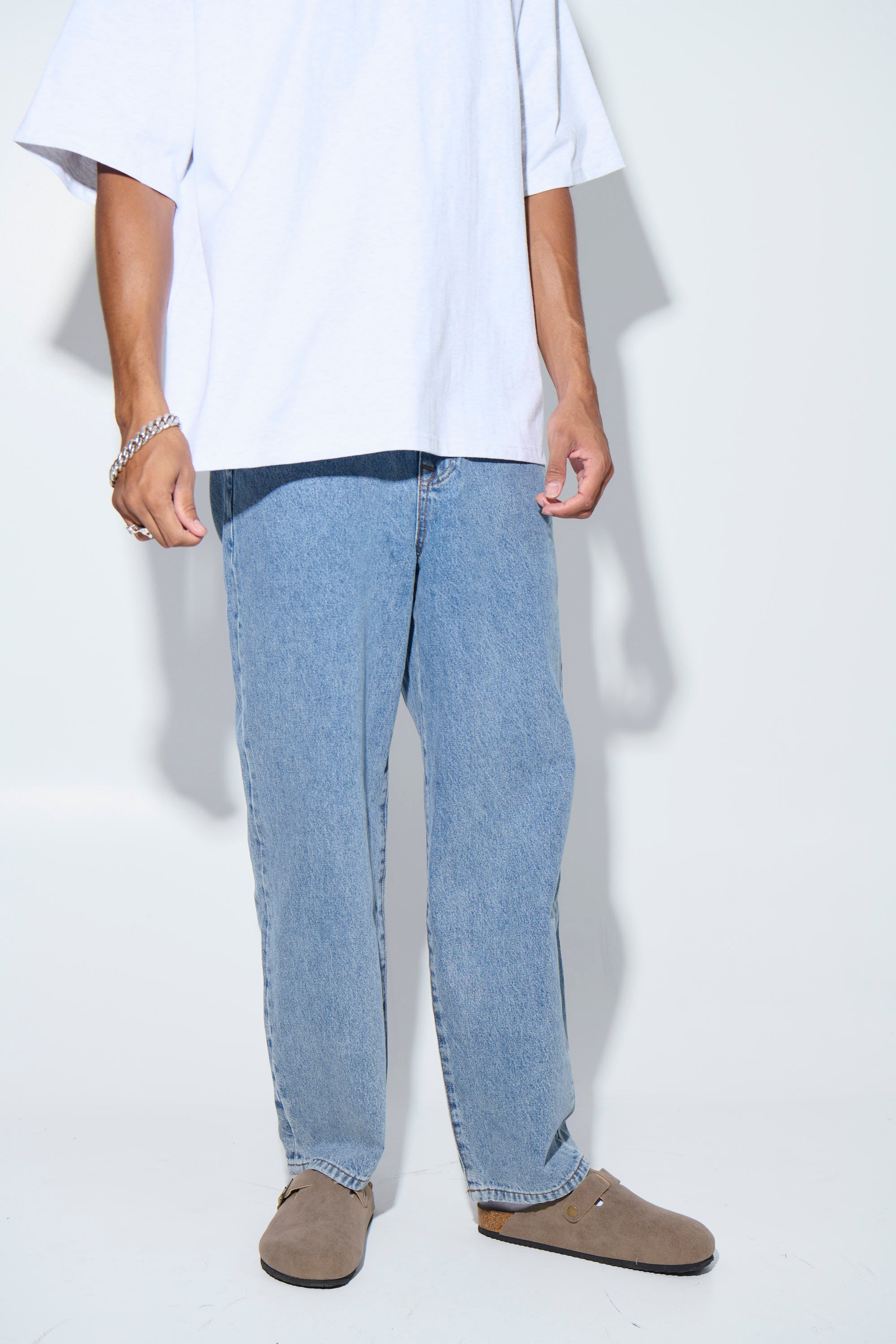 Cruz Baggy Denim Mid Blue