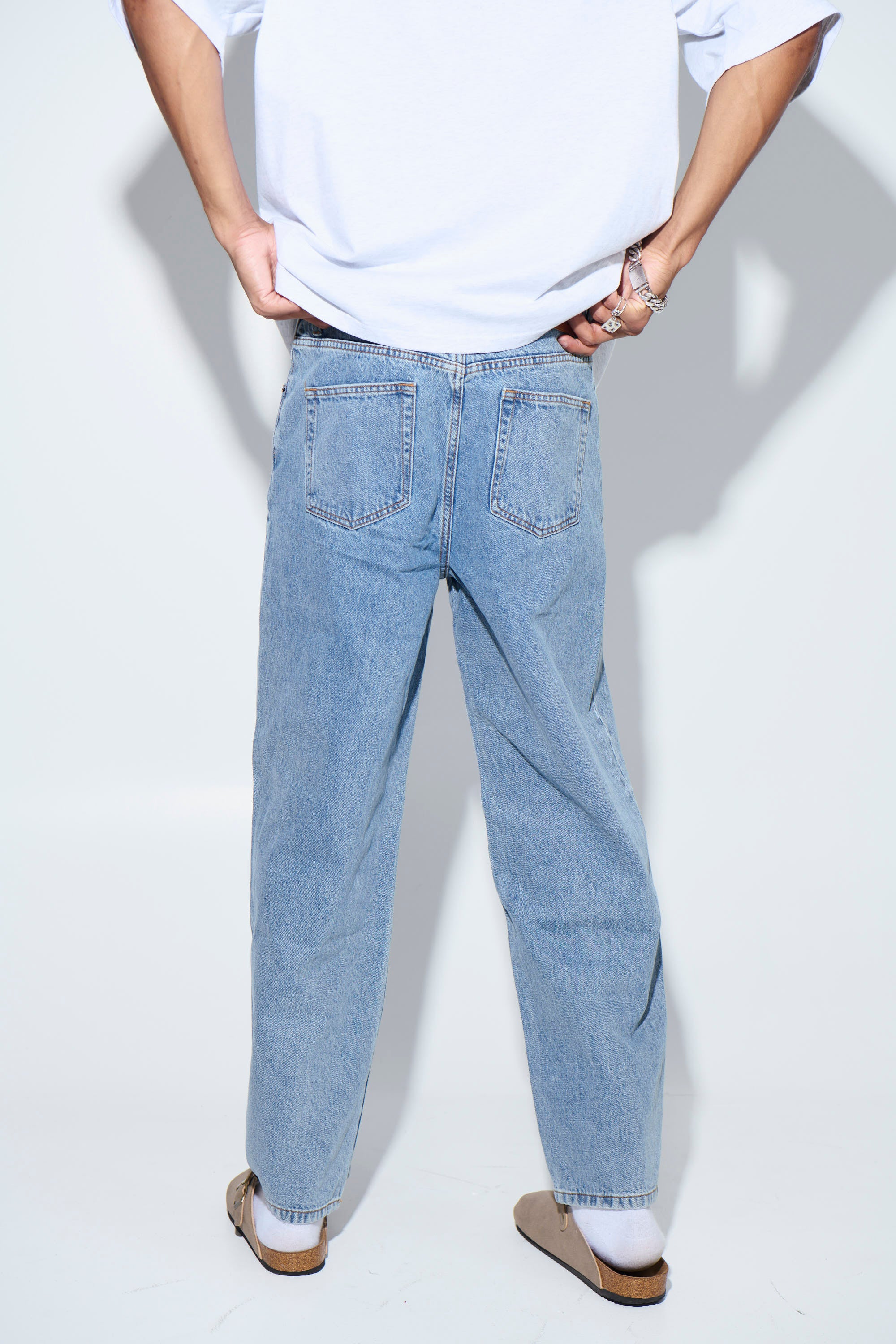 Cruz Baggy Denim Mid Blue