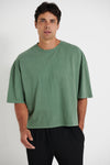 NTH Crop Box Tee Pine