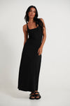 Alma Midi Dress Black