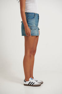 Paris Denim Skirt Blue - FINAL SALE