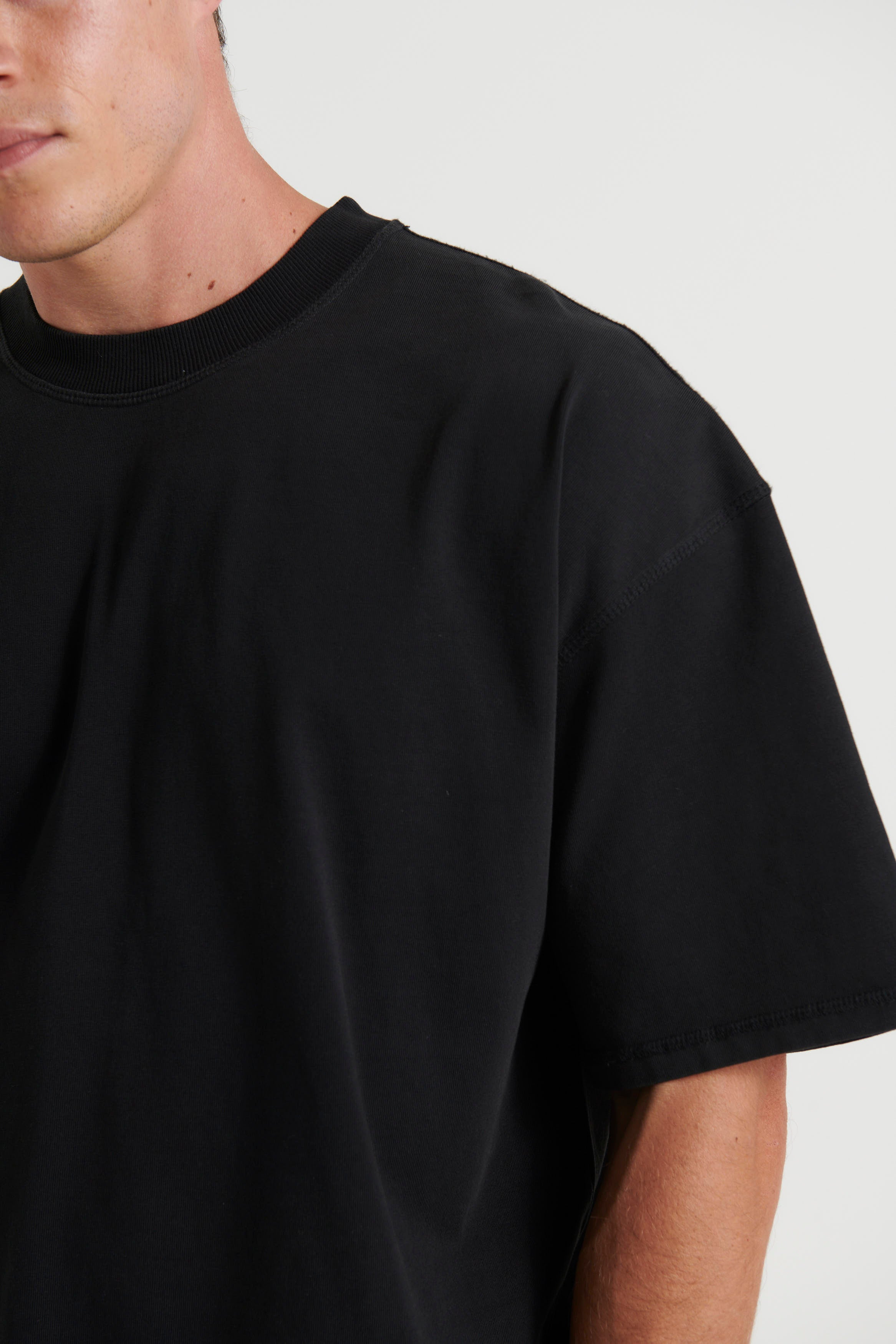 Cotton Box Tee Black