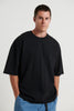 Joel Heavyweight Box Tee Black