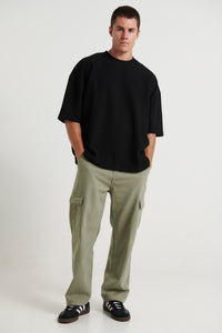 NTH Heavy Ribbed Tee Black