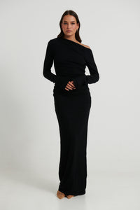 Reyna Maxi Dress Black