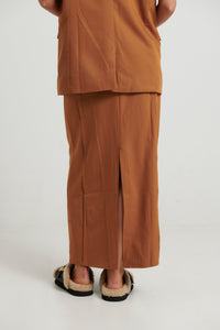 Marlee Maxi Skirt Terracotta