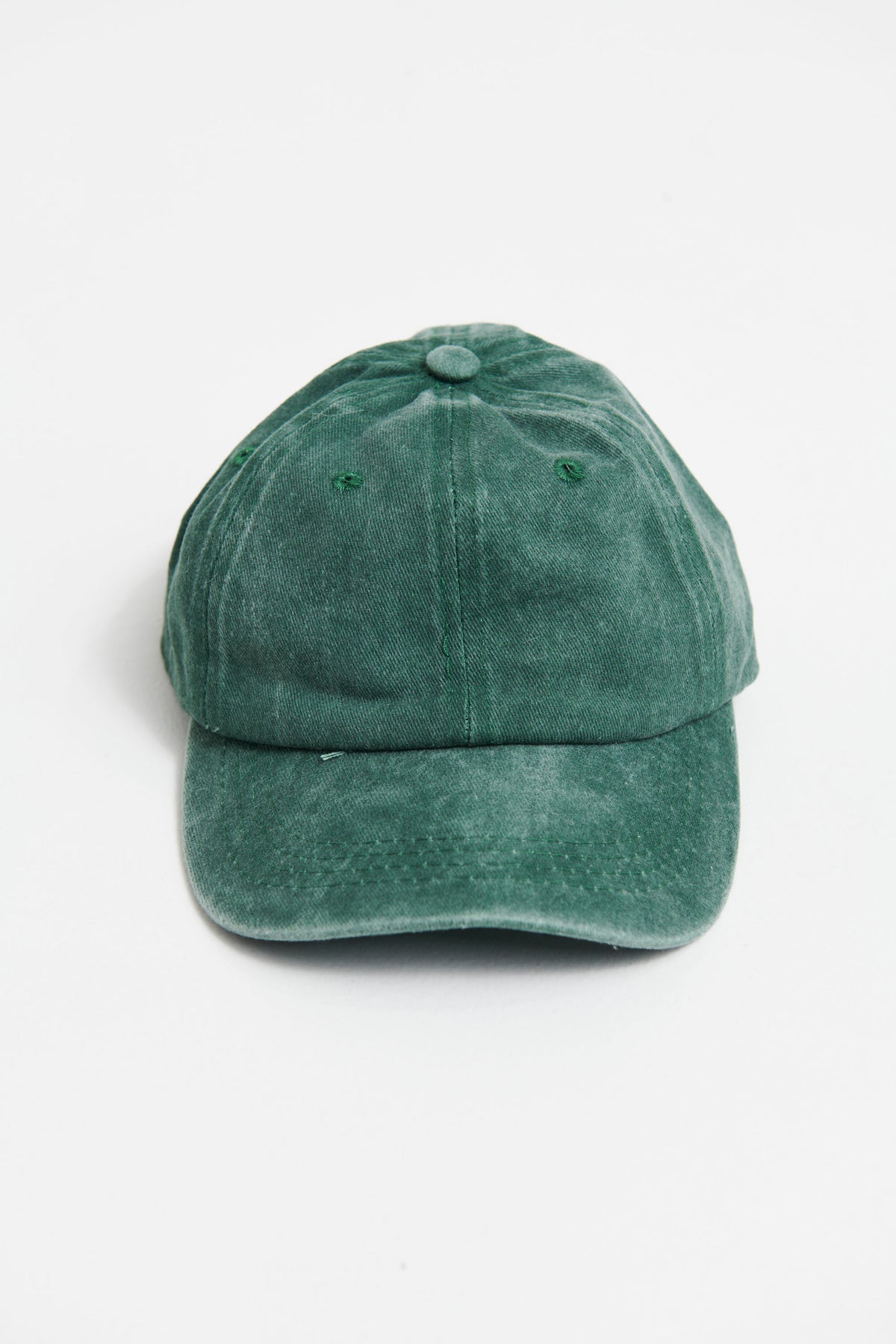 Caitlin Cap Washed Forest Green