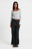 Arna Ribbed Top Grey - FINAL SALE