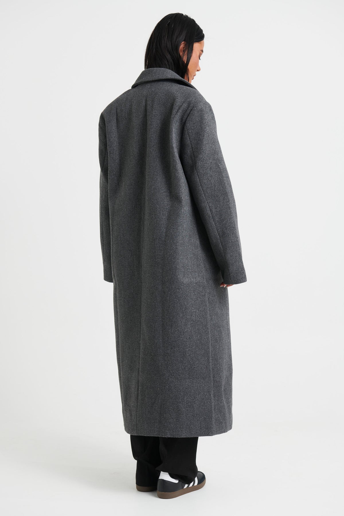 Olsen Coat Grey Marle