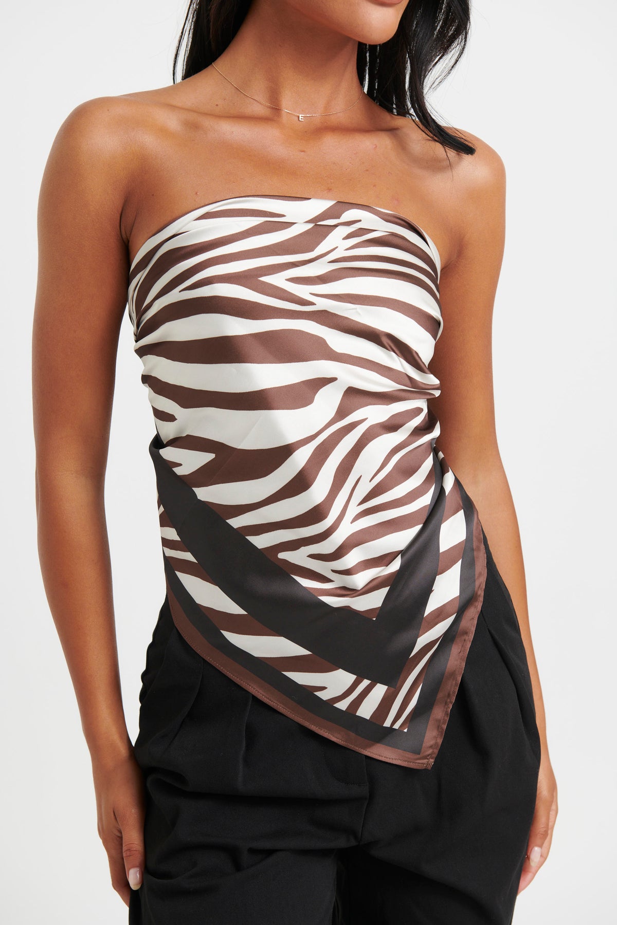 Ollia Scarf Zebra Choc